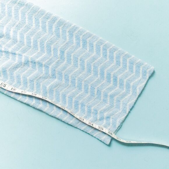 Dandy Del Mar Santorini Blue Terrycloth Matching Set Wide Leg Bralette Size S/M - Picture 10 of 11